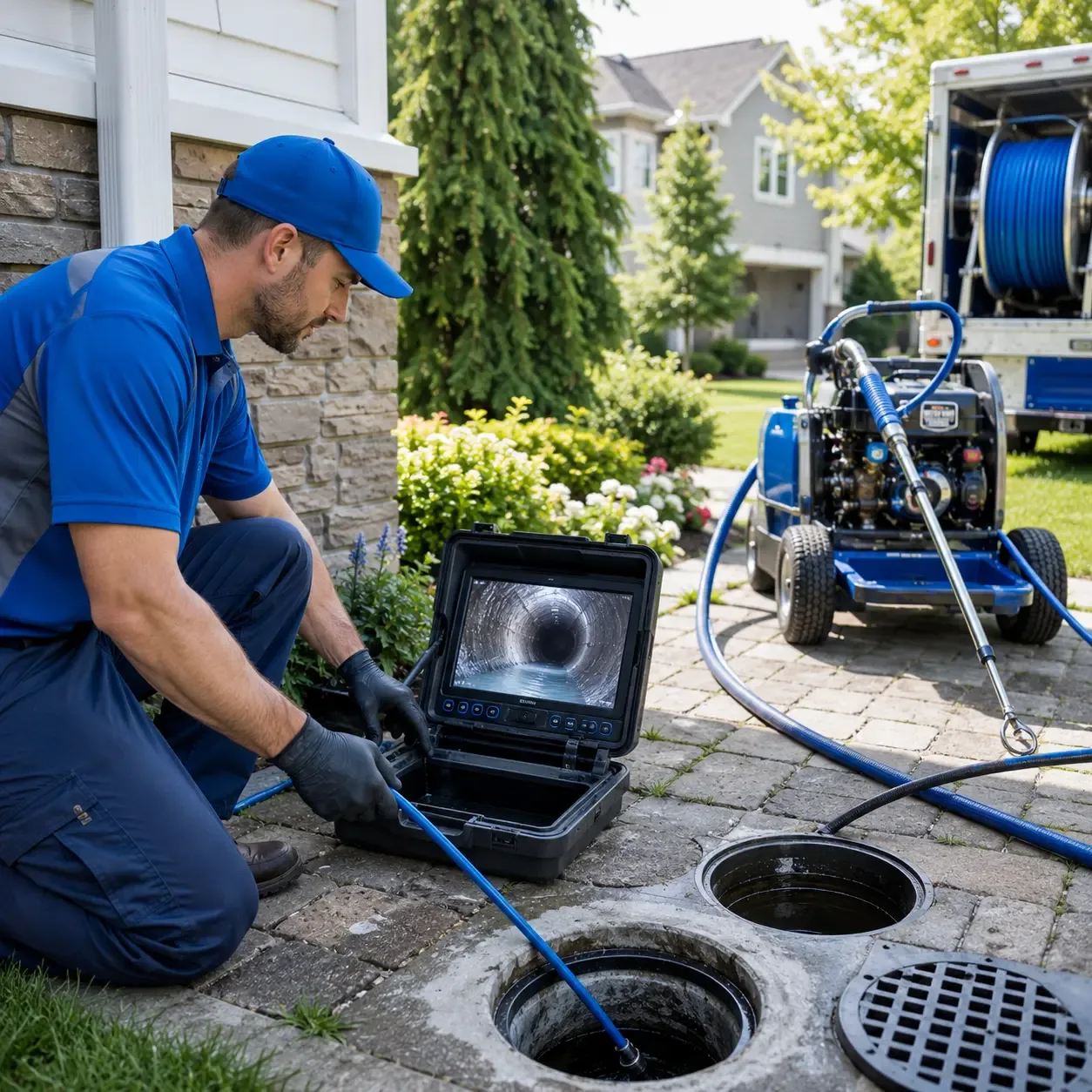 Outdoor drain cleaning professionals serving Racine, OH